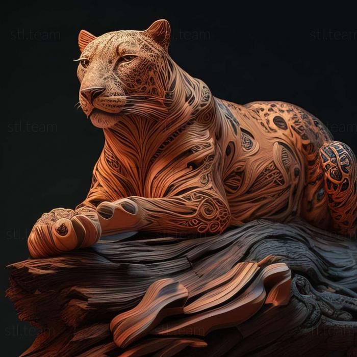 3D модель Panthera crassidens (STL)